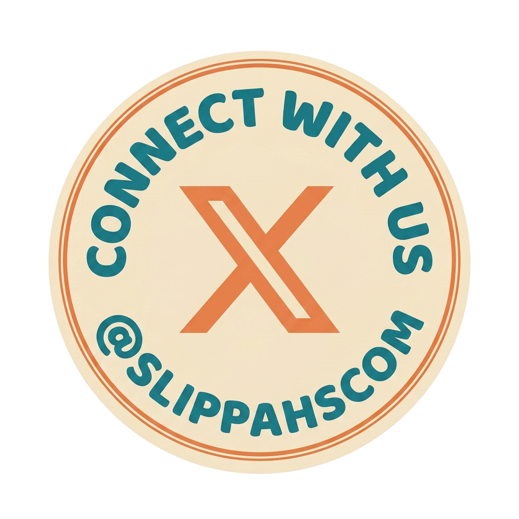 Connect with us on X — @slippahscom